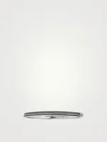 Acies Single Polished Silver Cuff Bracelet