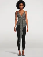Brize Silk-Blend Twisted Top