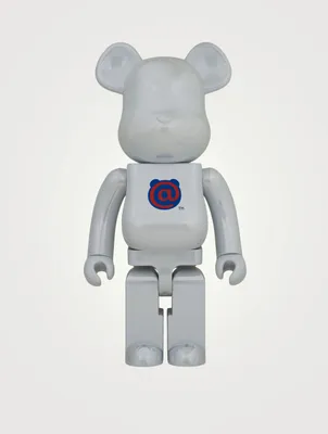 Figurine 1er modèle chrome blanc 1 000 % Be@rbrick