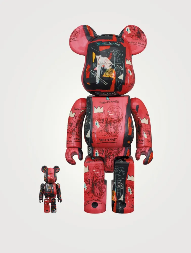 Andy Warhol x Jean-Michel Basquiat #1 100% & 400% Be@rbrick Set