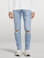 512 Slim Tapered Jeans With Rips