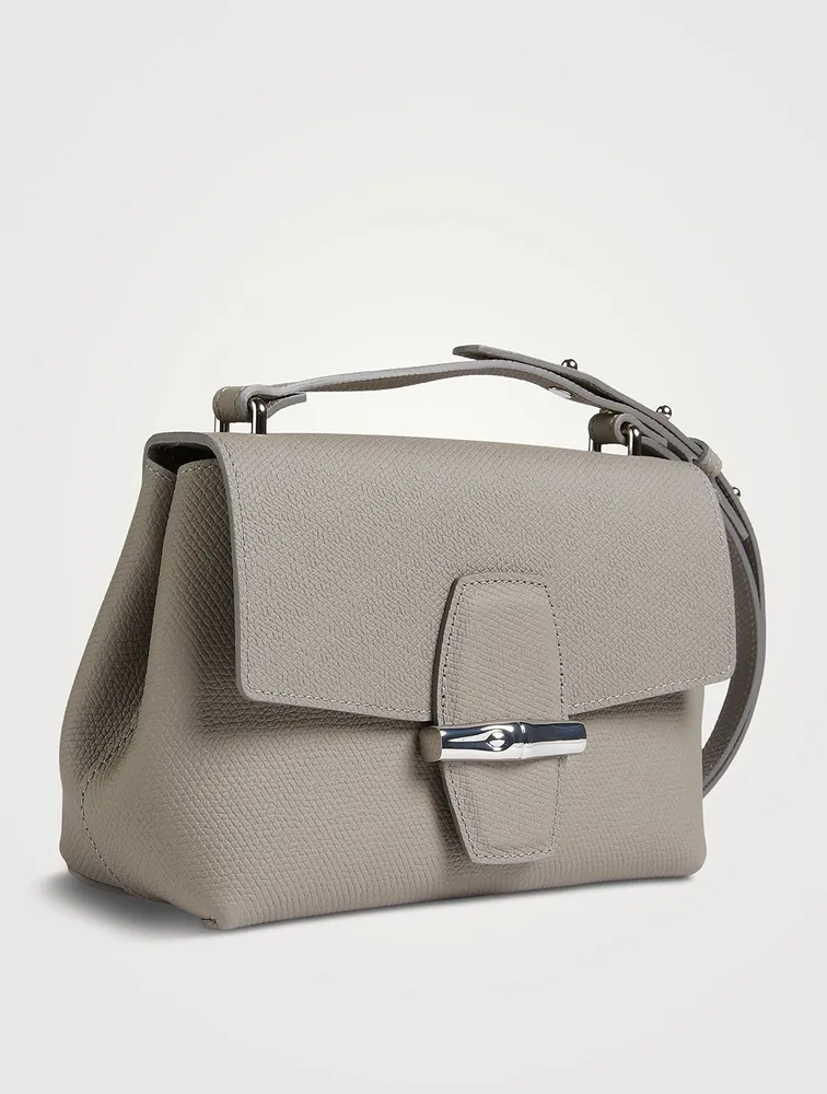 Small Roseau Leather Crossbody Bag