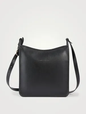 Large Le Foulonné Leather Square Crossbody Bag