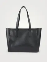Le Foulonné Leather Tote Bag