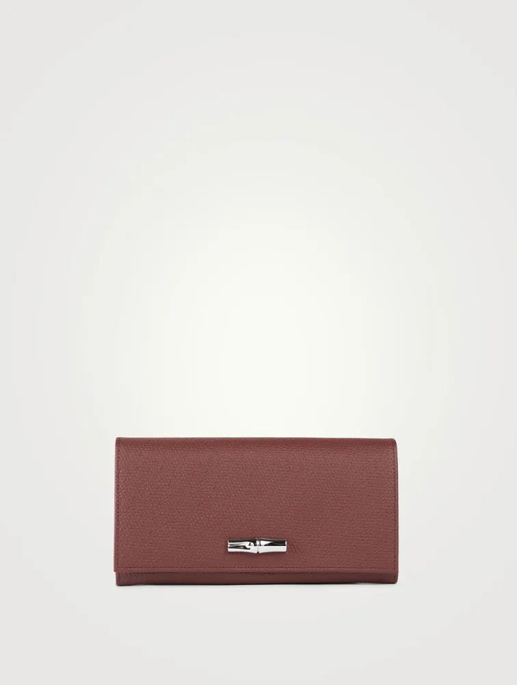 Roseau Leather Long Continental Wallet