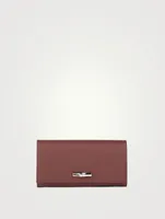 Roseau Leather Long Continental Wallet