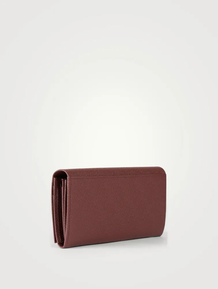 Roseau Leather Long Continental Wallet