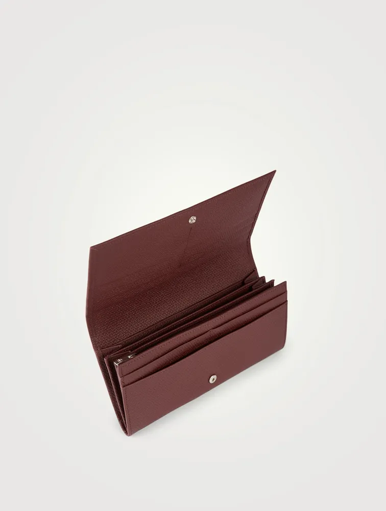 Roseau Leather Long Continental Wallet