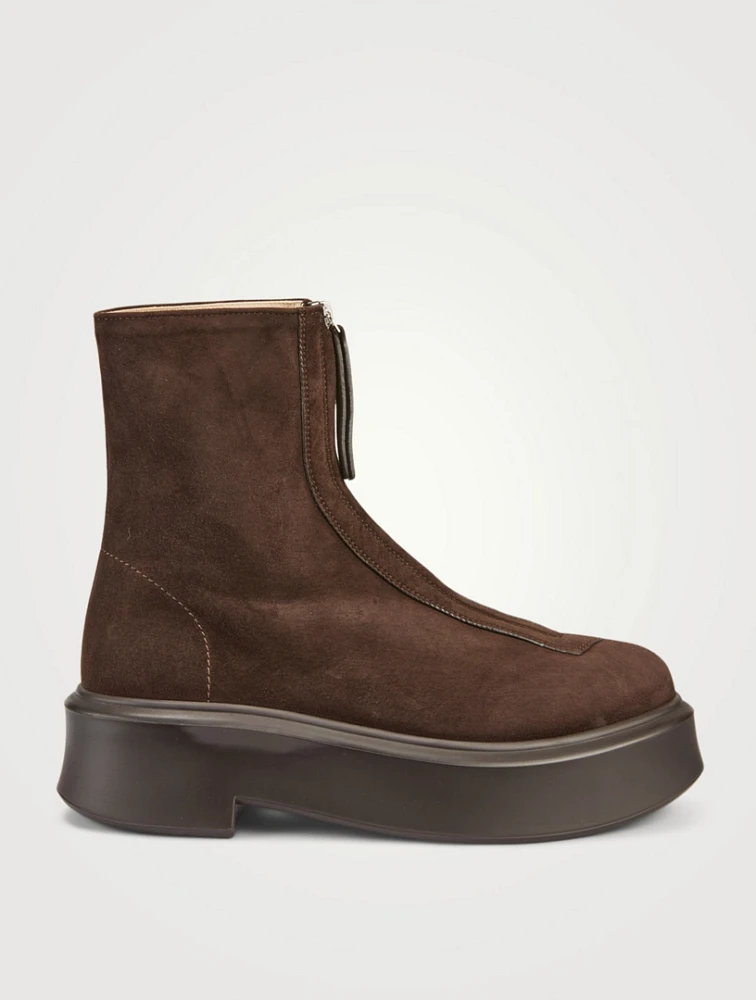 Zipped 1 Suede Ankle Boots