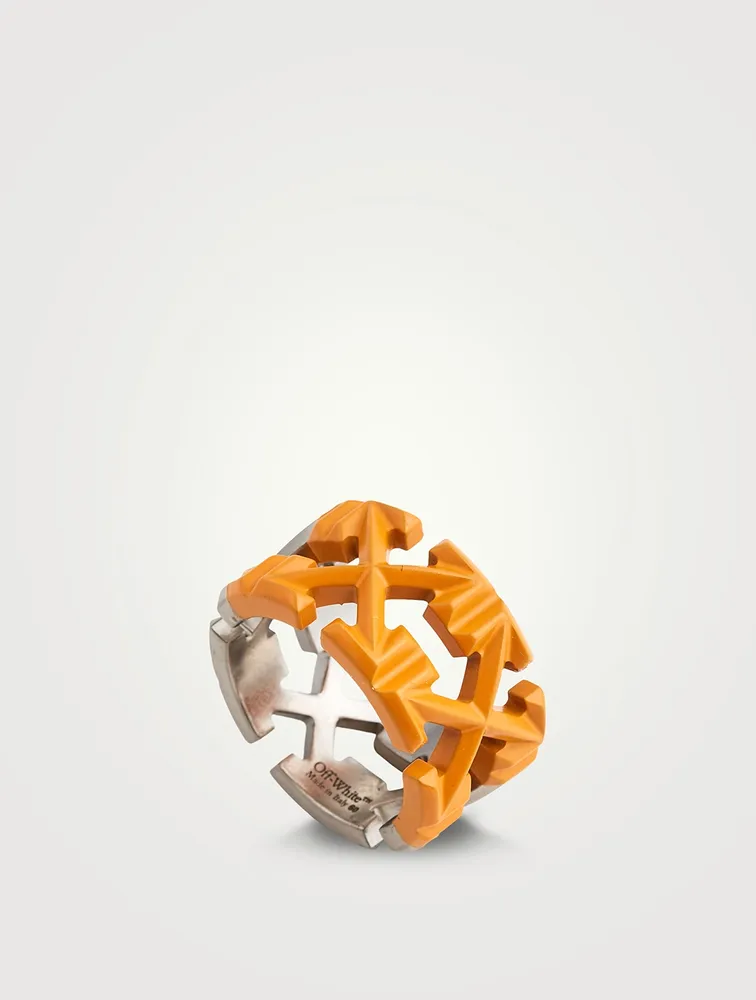 Bicolour Multi Arrows Ring