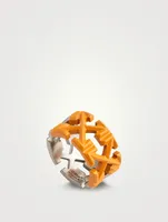 Bicolour Multi Arrows Ring