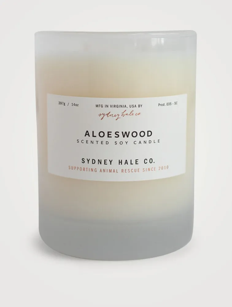 Aloeswood Scented Soy Candle