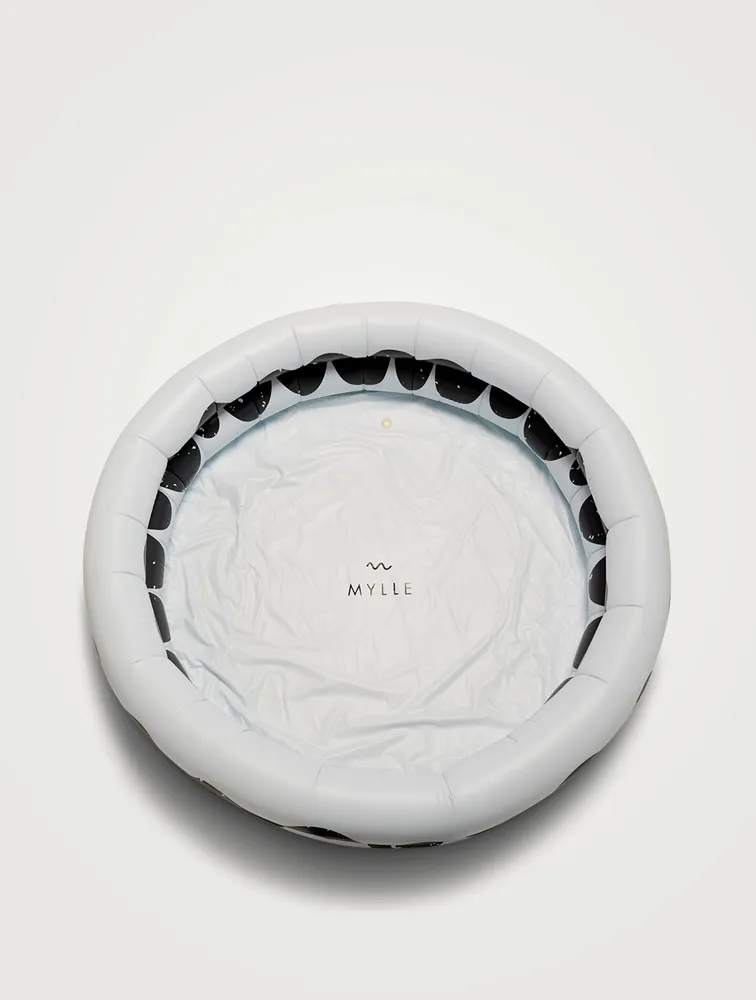Inflatable Pool In Semi Circle Print