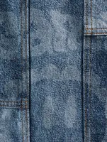 Patchwork Denim Tote Bag