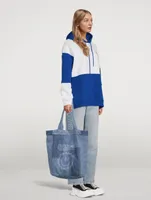Patchwork Denim Tote Bag
