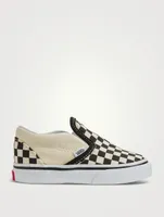 Checkerboard Slip-On Shoes