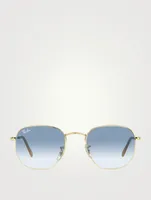 RB3548 Hexagonal Flat Lens Sunglasses
