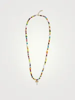 Palm Rainbow Long Necklace