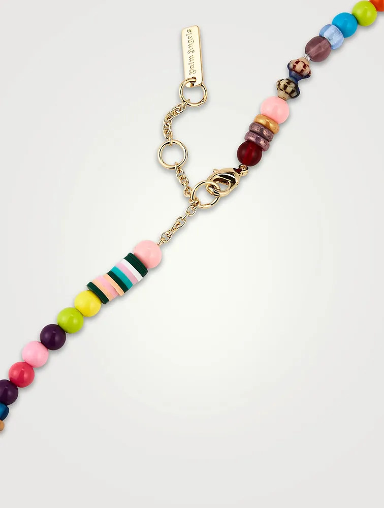 Palm Rainbow Long Necklace