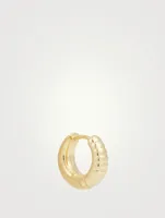 Laidback Goldplated Huggie Earring