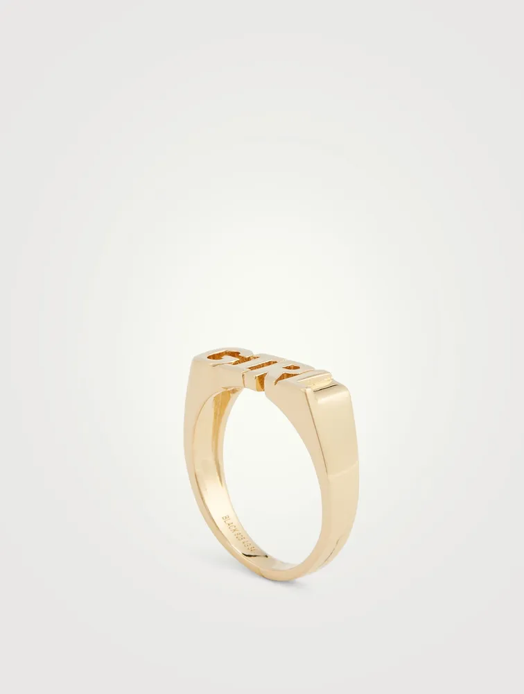 Girl Goldplated Ring