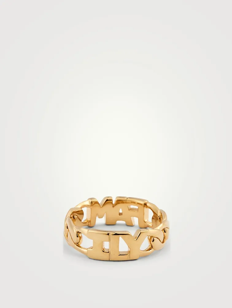 Family Goldplated Ring