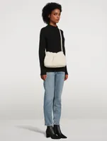 Thetis Faux Fur Drawstring Bucket Bag