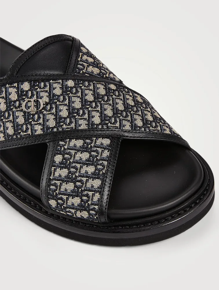 dior oblique sandals womens