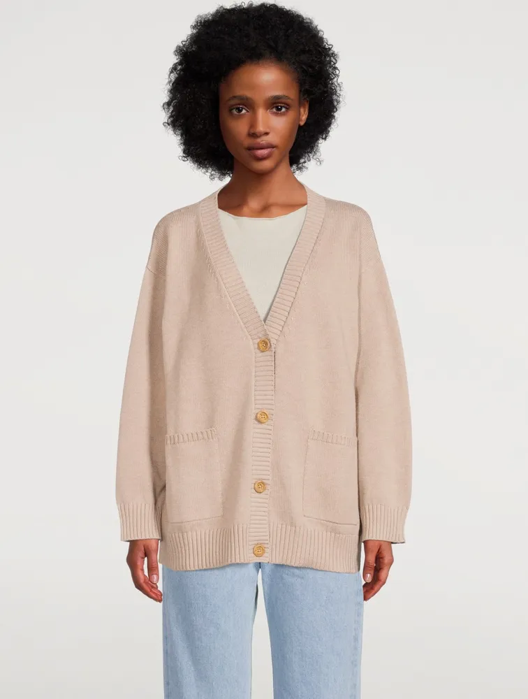 Dusk Cotton V-Neck Cardigan