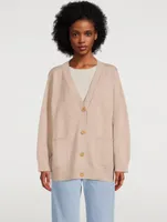 Dusk Cotton V-Neck Cardigan