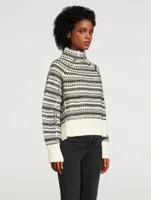 Reversed Jacquard Sweater
