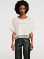 Reversed Cropped Sweatshirt