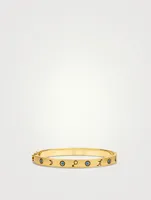 18K Gold Astrid Bracelet With Blue Sapphire And Diamonds
