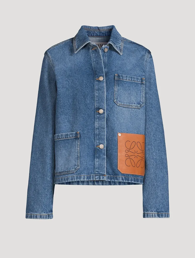 Anagram Short Denim Jacket