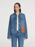 Anagram Short Denim Jacket