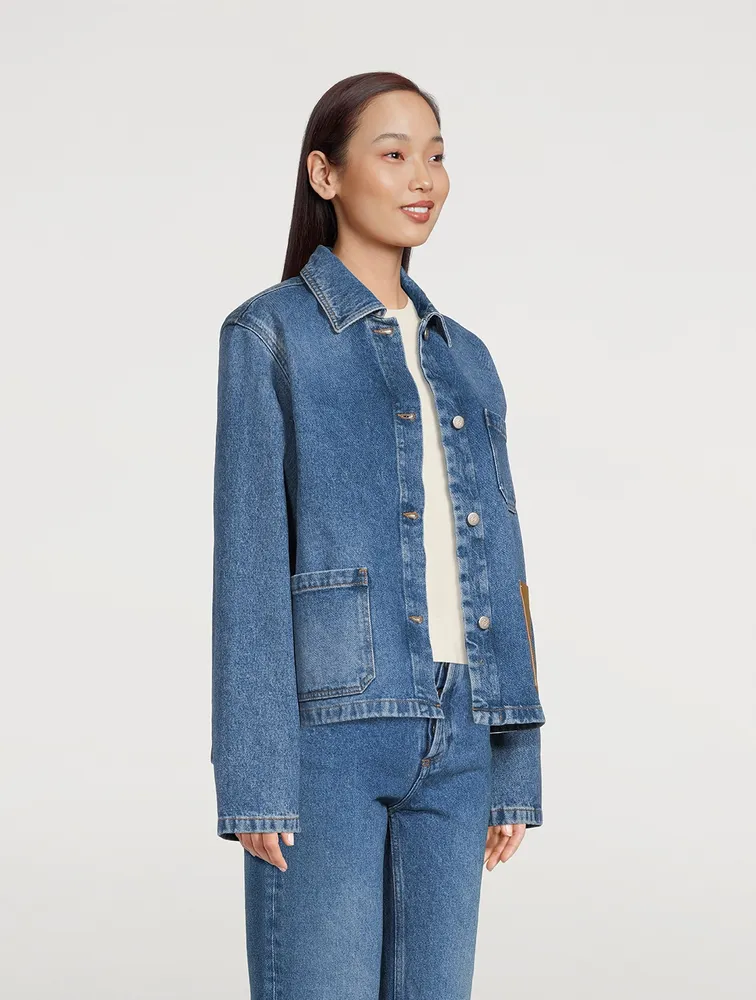 Anagram Short Denim Jacket