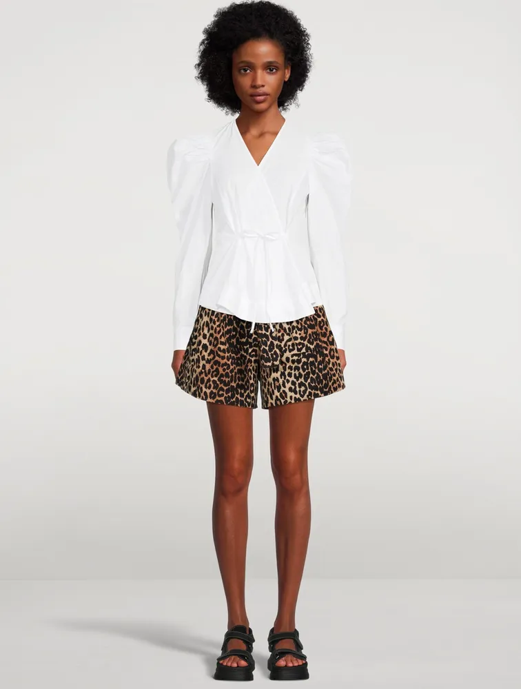 Linen Canvas Shorts