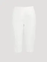 Linen-Blend City Sport Shorts