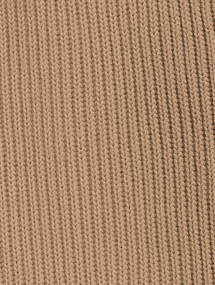 Alpaca Ribbed Sweater