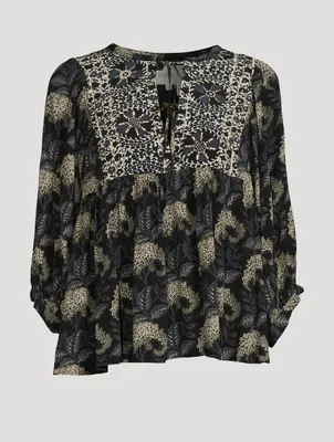 Garry Blouse In Floral Print