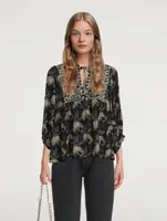 Garry Blouse Floral Print