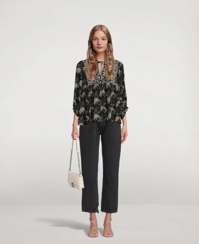 Garry Blouse Floral Print