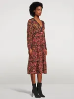 Gigi Midi Dress Floral Print