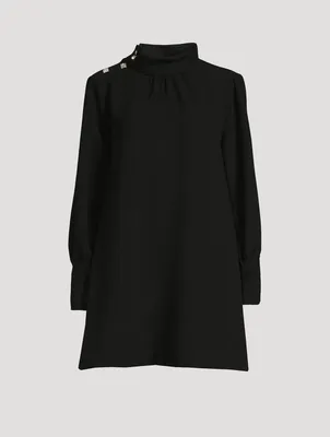 Palmy Turtleneck Mini Dress