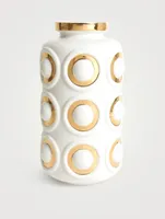 Futura Circles Porcelain Vase