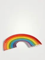 Dripping Rainbow Porcelain Trinket Tray