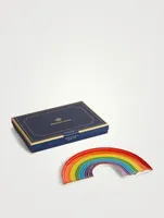 Dripping Rainbow Porcelain Trinket Tray