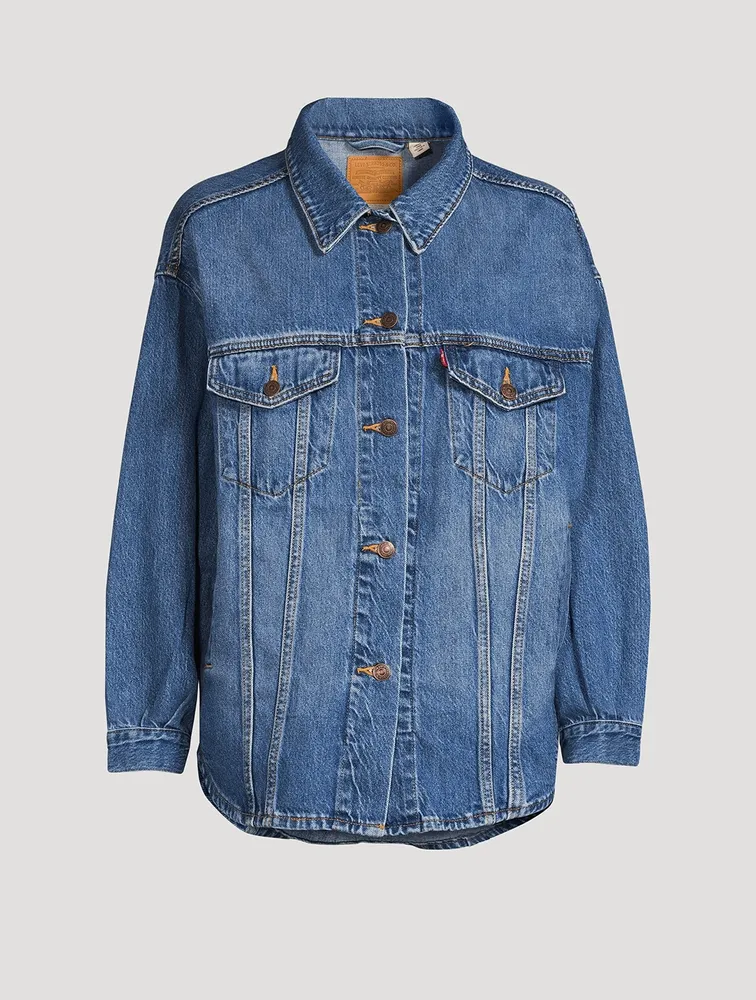 Denim Trucker Shirt Jacket