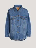 Denim Trucker Shirt Jacket