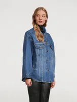 Denim Trucker Shirt Jacket